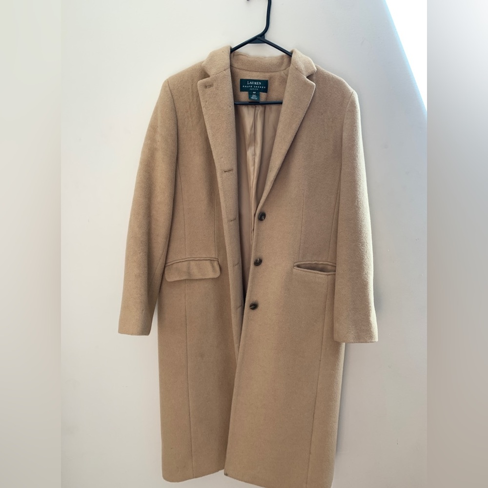 Ralph Lauren 100% Camel Fur Trench Coat